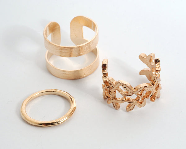 Anillos set leaf